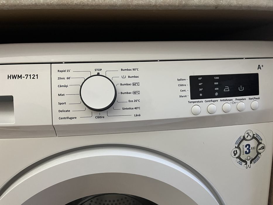 Masina de spalat rufe HEINNER A+