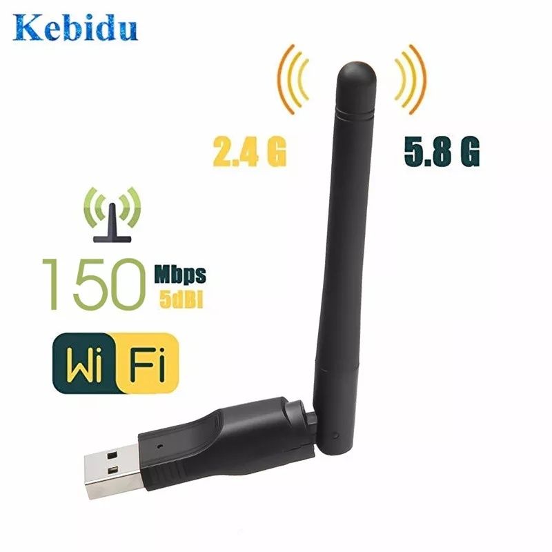 Вайфай (wifi) адаптер МТ 7601 для ПК и ТВ приставки, ресивера