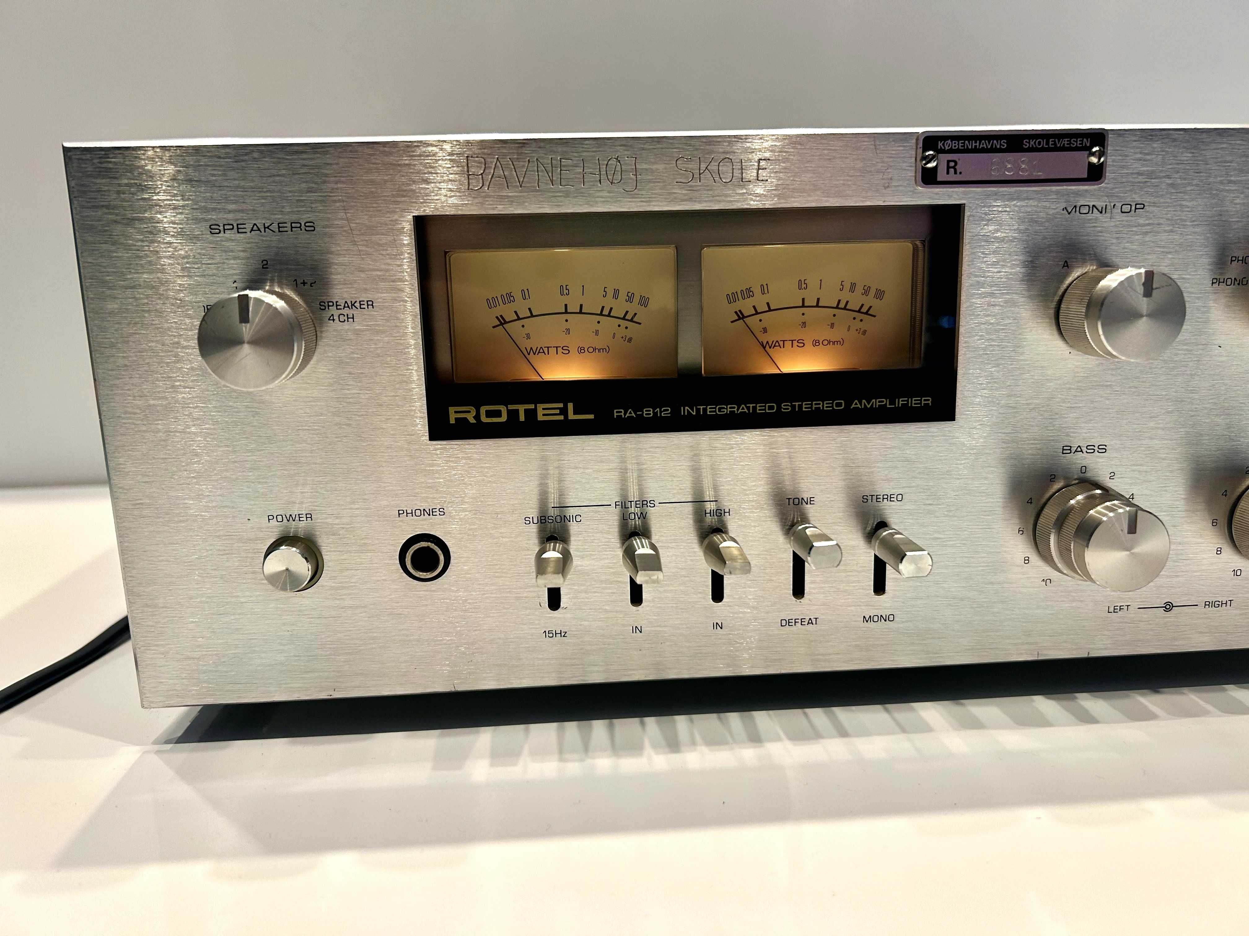 Amplificator Rotel RA-812 Vintage