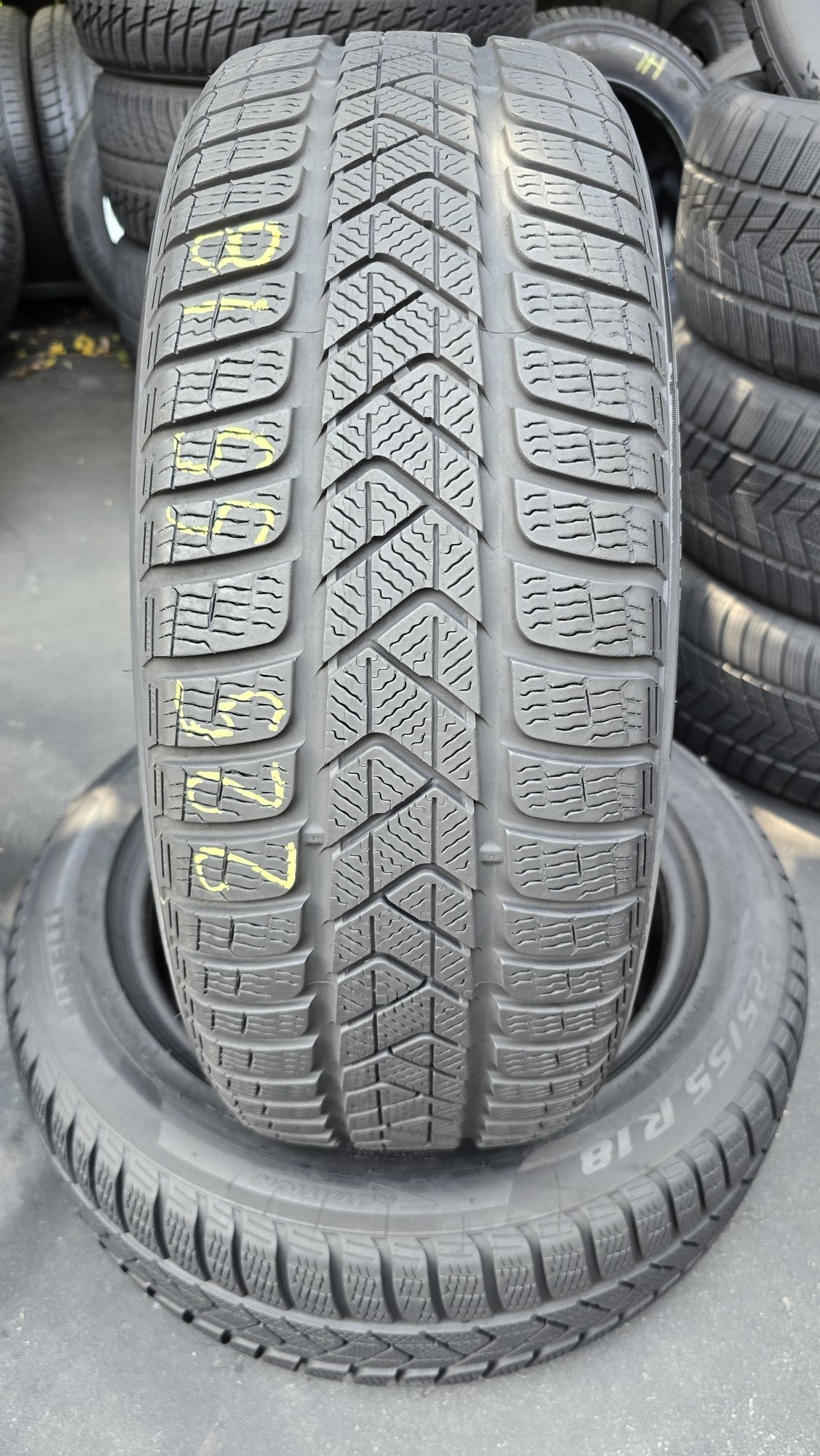 2 anvelope iarnă Pirelli 225/55/18 - transport inclus