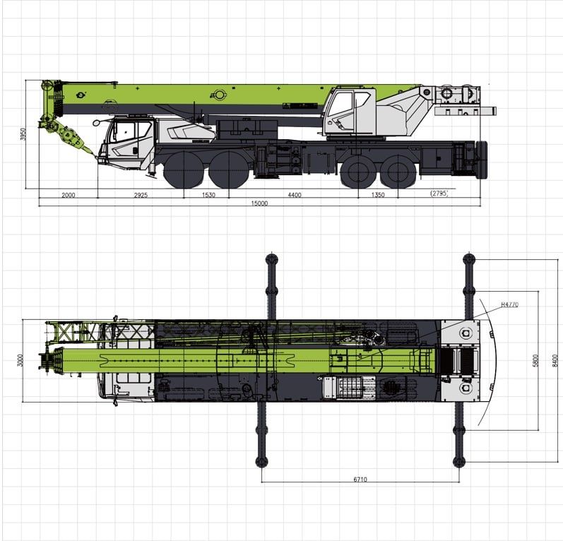 Zoomlion Зоомлион автокран 100 тонналик