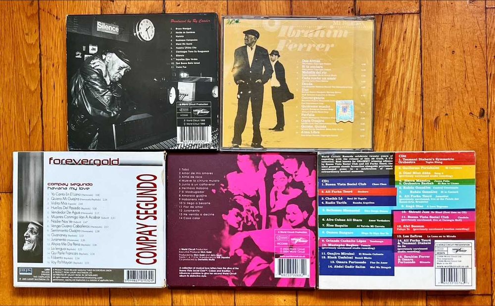 Set 5 CD muzica cubaneza: 2x I. Ferrer, Compay Segundo, O. Portuondo..
