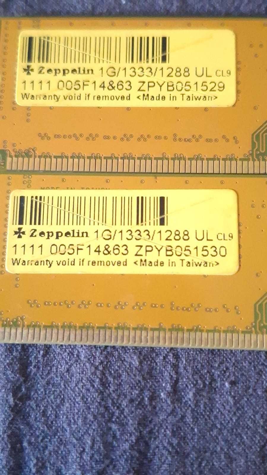 ОЗУ DDR3 2шт. по 1гб