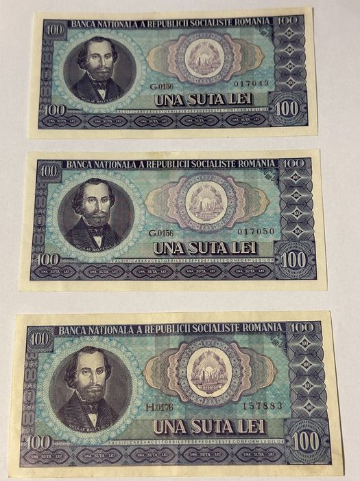 Bancnota 100 lei din 1966
