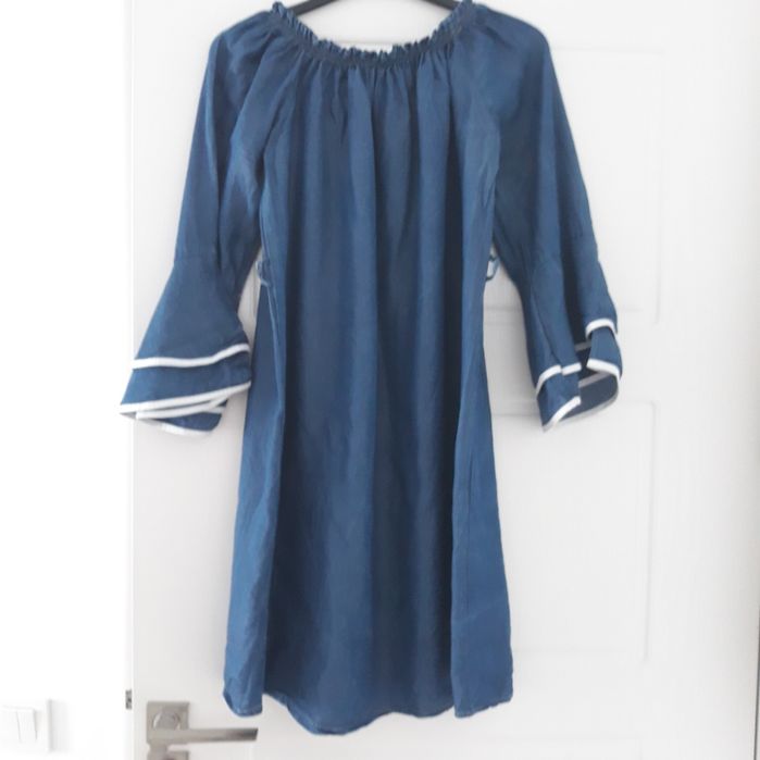 Superoferta!Rochita din bumbac,,imitatie jeans,mar.universala