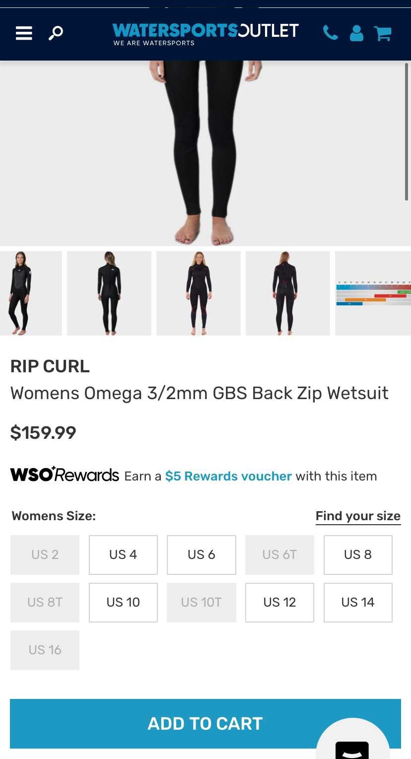 Rip Curl Neoprene 3/2