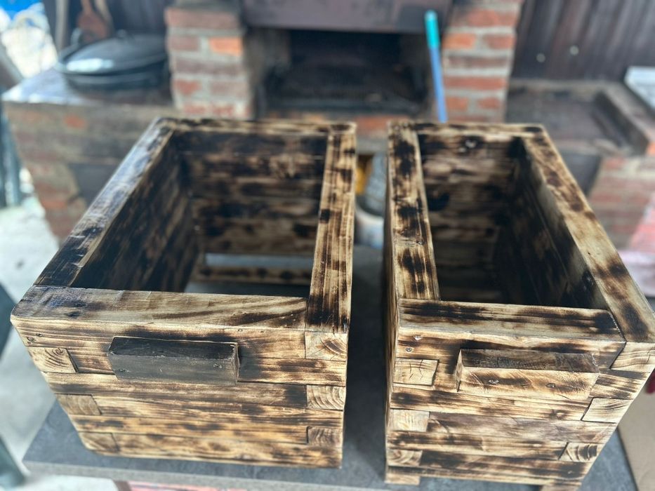 Jardiniere din lemn diferite dimensiuni