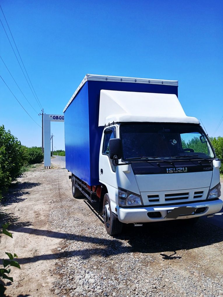Isuzu tentli-furgon 5 tonnalik radnoy