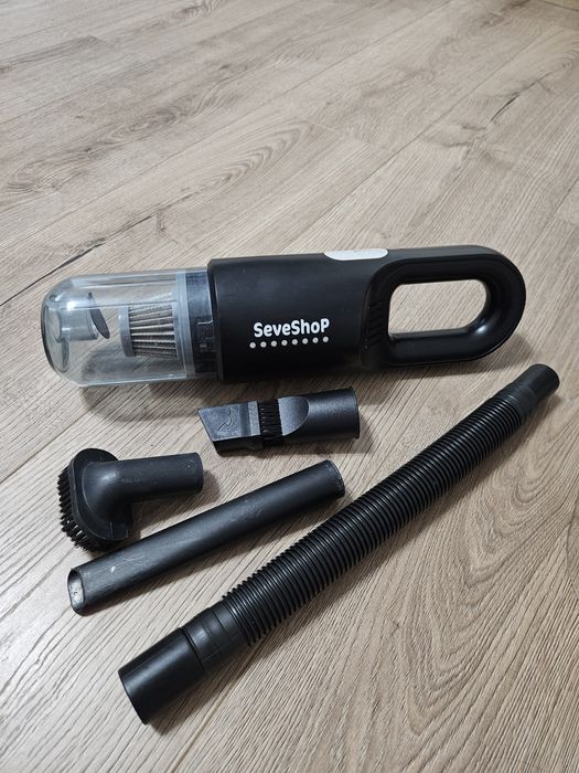 Aspirator de mână SeveShop 120W Autonomie 20min HEPA Rezervor 0.7L