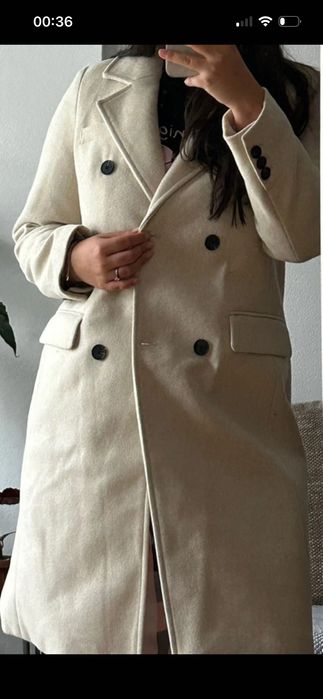 Palton nou bej dama