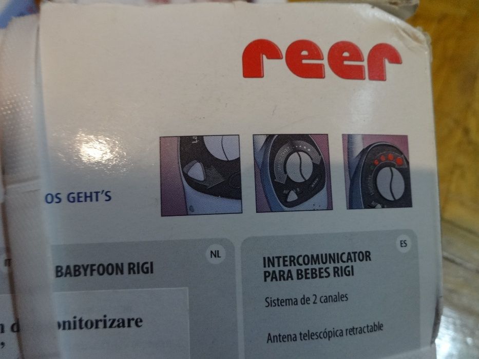-50 % Reducere, Baby Monitor REER-PROFESIONAL-Rigi 1000. NOI Sigilate