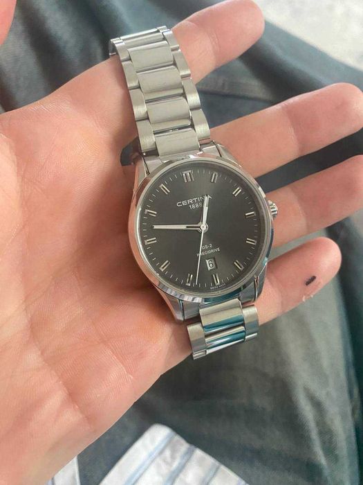 Оригинальные Швейцарские наручные мужские часы Certina DS-2 кварцевые