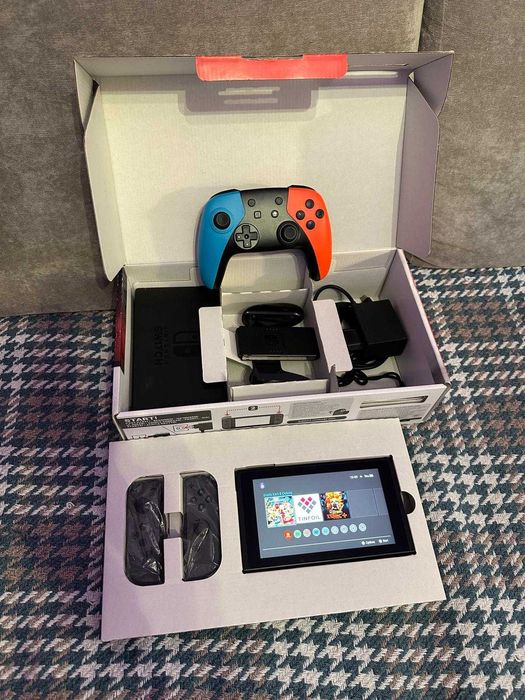 Nintendo Switch V1 Modat Pachet Full Box+Controller