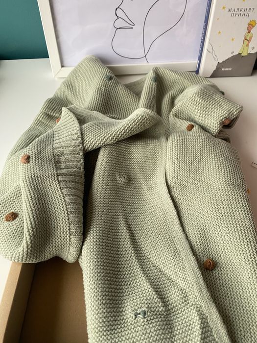 Бебешко плетено одеало / пелена