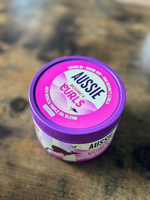 Masca de păr Aussie Bouncy Curls Butter – 500 ml, nouă, nefolosită