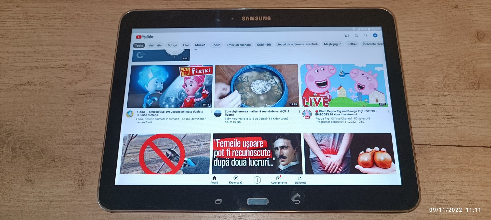 tableta SAMSUNG TAB4 SM-T535 display 10 inch cu SIM.