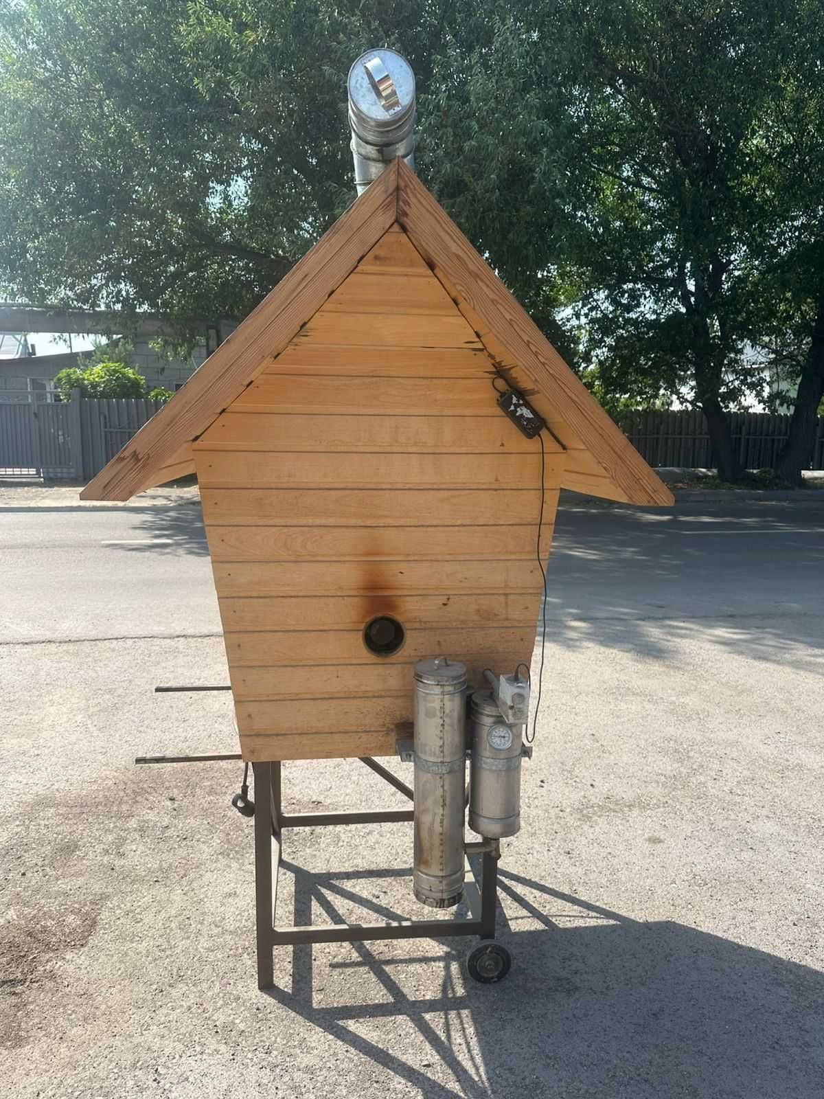 Коптильня для горячего копчения
