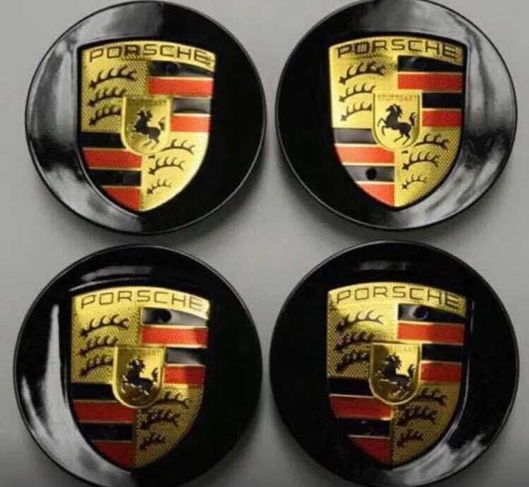 Set 4 Capace jante aliaj Porsche 76mm pentru jante Porsche