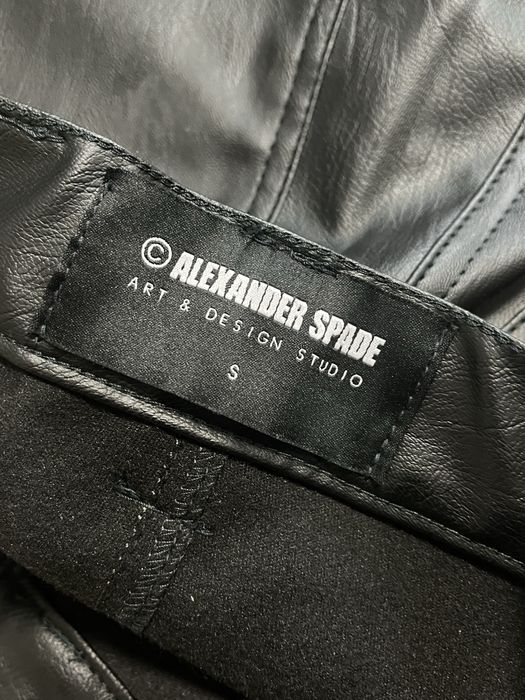 Alexander Spade Knight Leather Pants