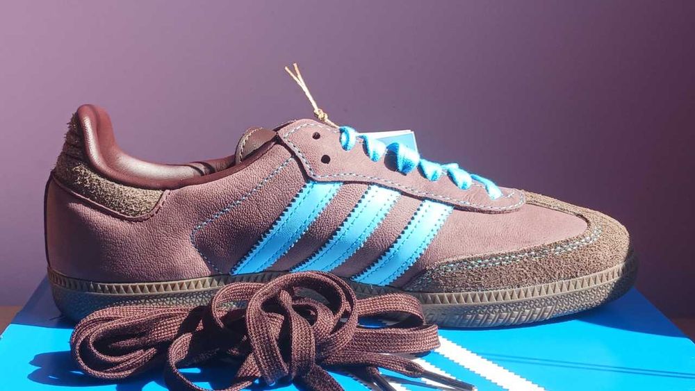 (W) adidas Samba OG Shadow Brown Sky Rush