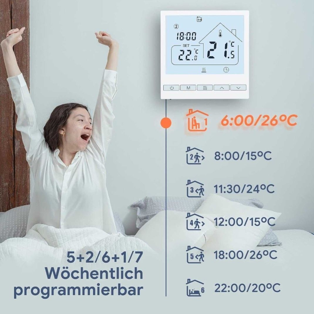 Wi-Fi термостат, ВeOk TOL 47 WIFI WP.