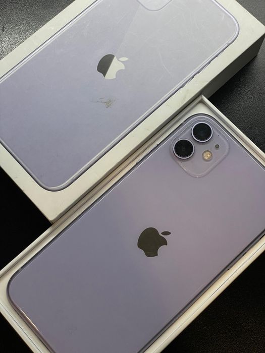Iphone 11, 128гб, 100% акб; Kaspi 0-0-12