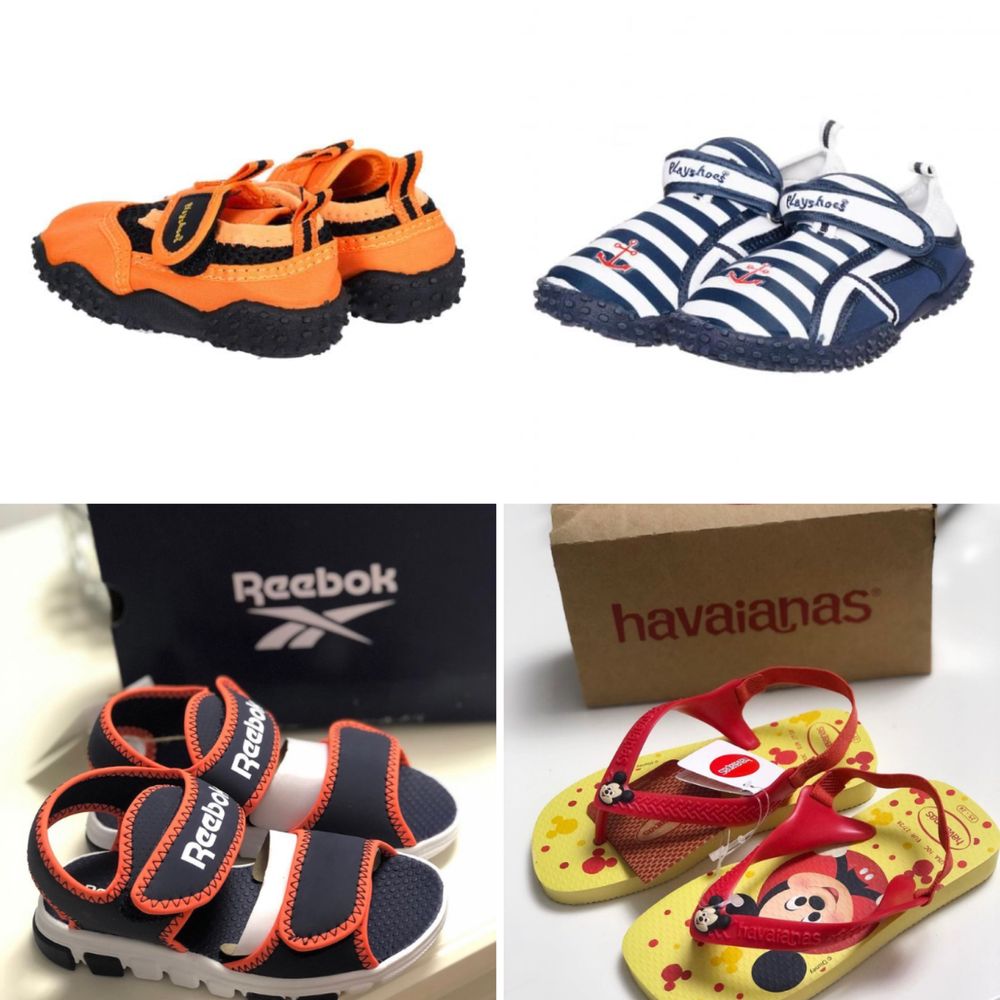 Детски обувки водни обувки Playshoes Havaianas Reebok Next
