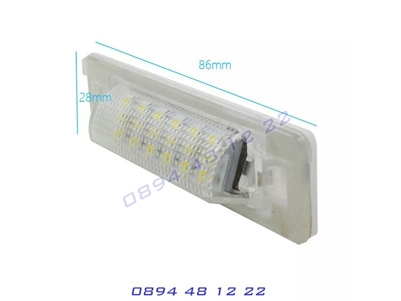 Mercedes W210 W202 Седан C Class LED Диодни Плафони Заден Номер БМВ