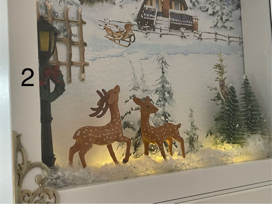 Коледни светещи рамки