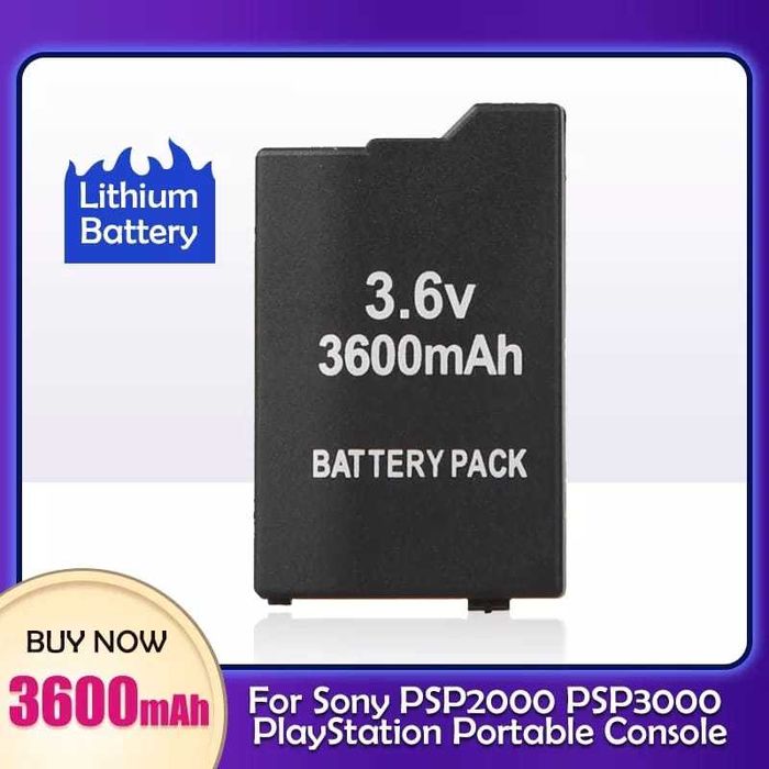 Аккумулятор Батарейка для Sony PSP 1000/2000/3000