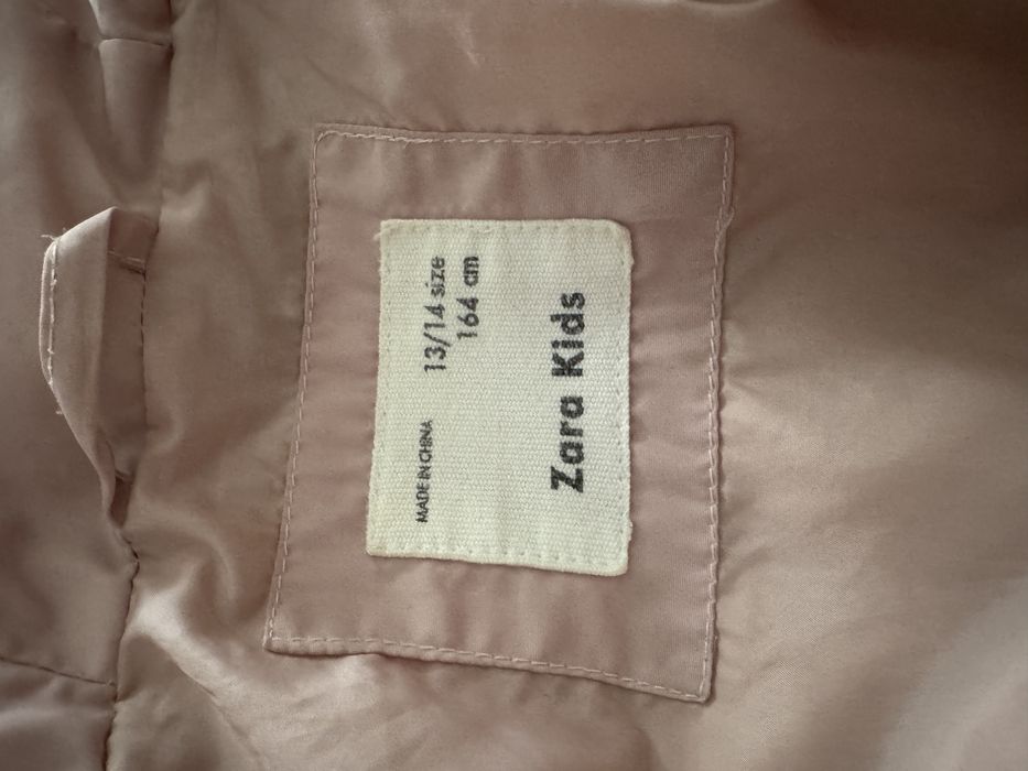 Geaca ZARA 13-14 ani cu pene