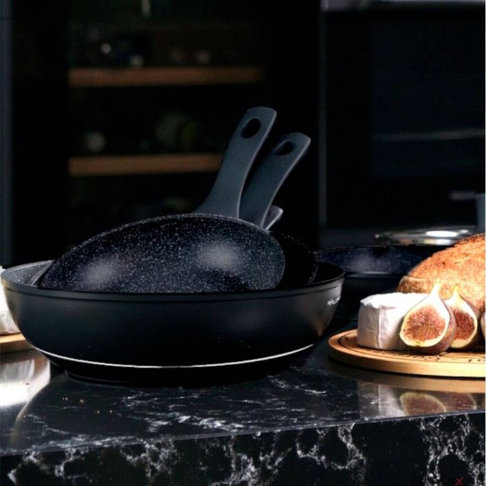 Oala din aluminiu forjat, cu capac, 28cm, 6.5L, invelis antiaderent si