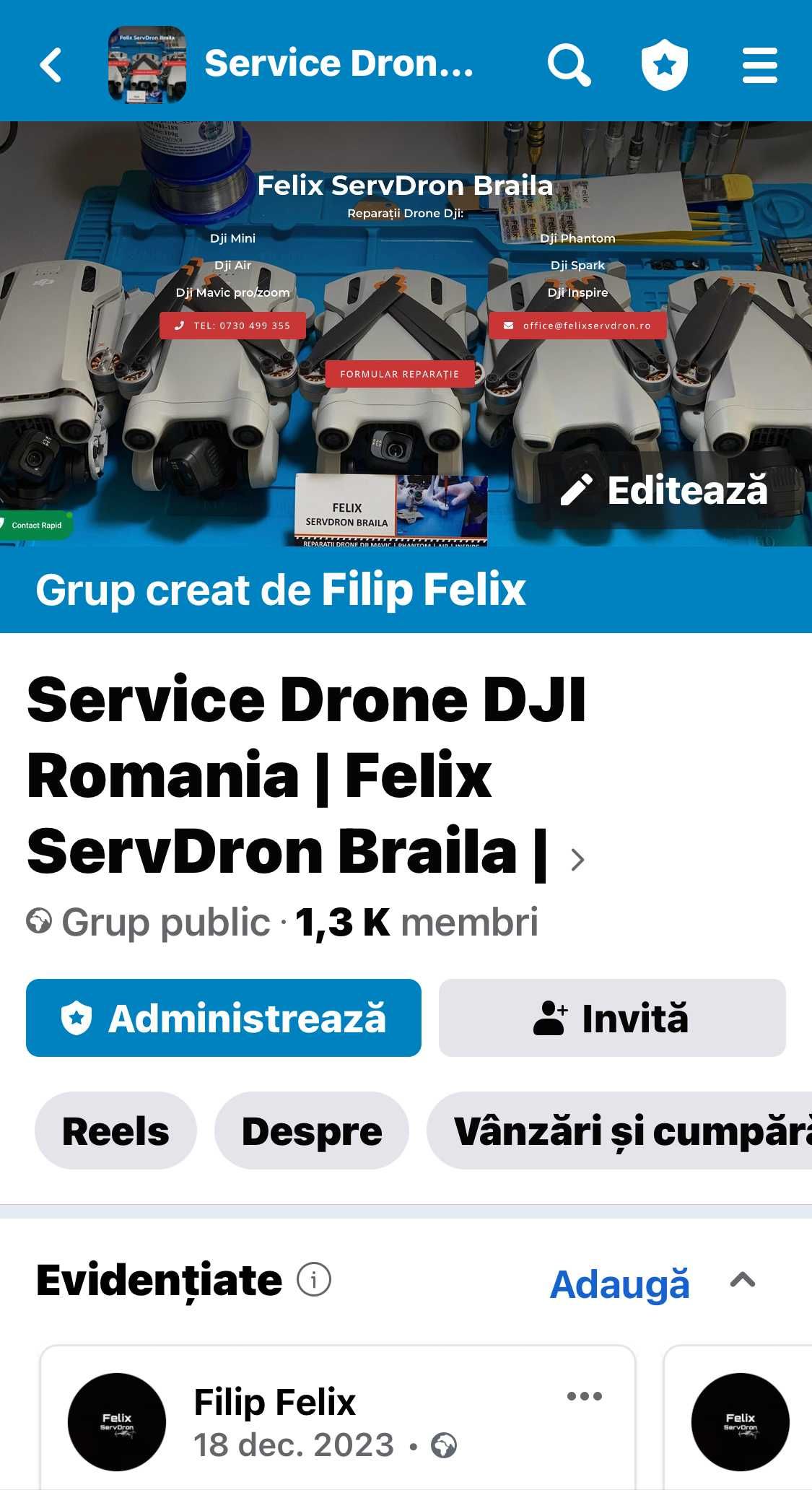 Felix ServDron Service Drone