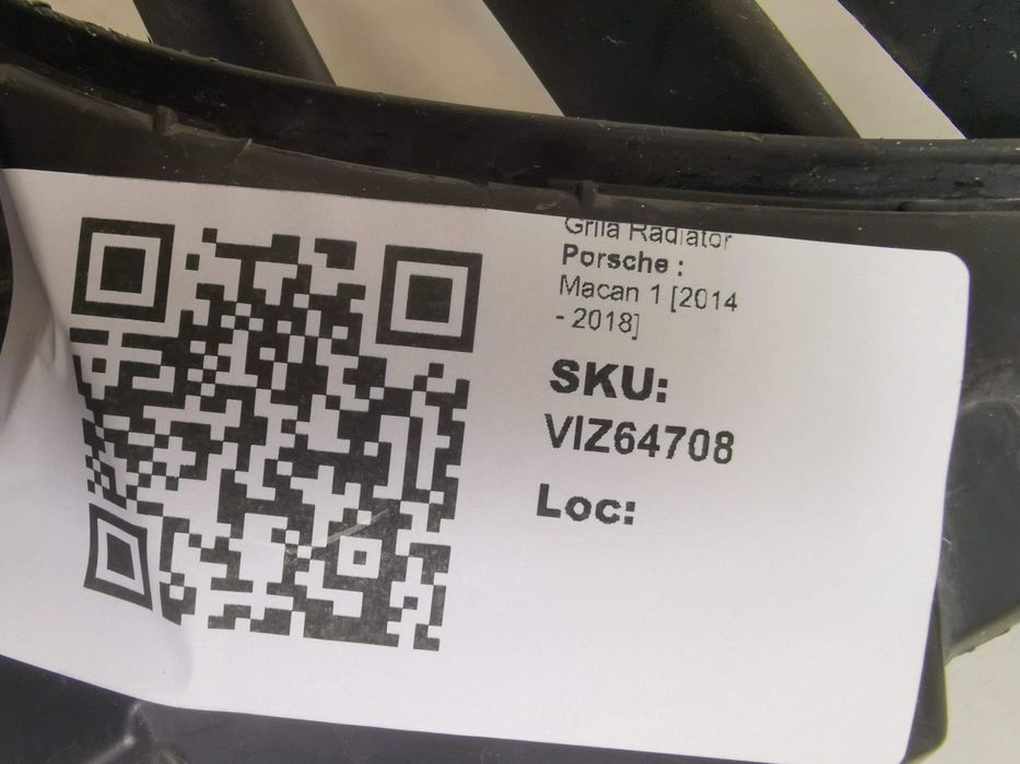 Grila Radiator Porsche  Macan 1 2014 2015 2016 2017 2018 Originala