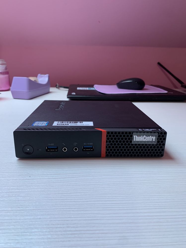 Mini PC Lenovo ThinkCentre M700, wifi,i5-6500, licenta win 10Pro,ssd,
