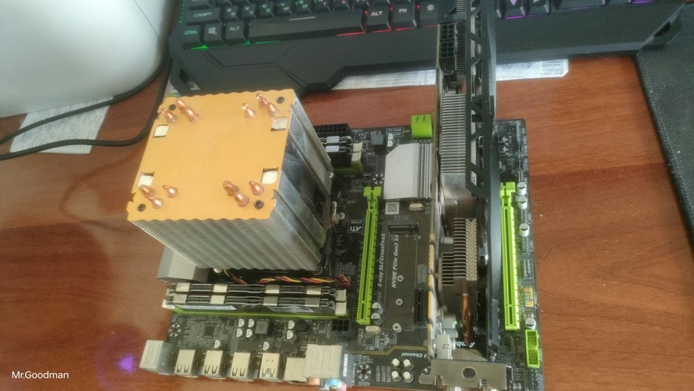 Комплект MB X79T+ Xeon 2689+32gb DDR3 Ram+Video GTX760