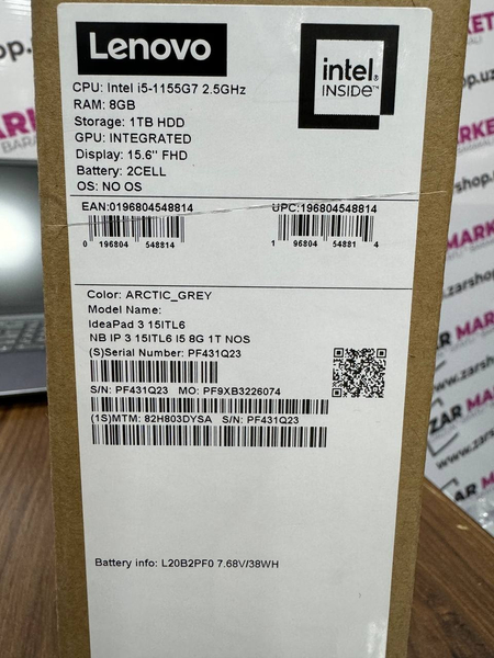 Lenovo i5-1155G7 8/1tb