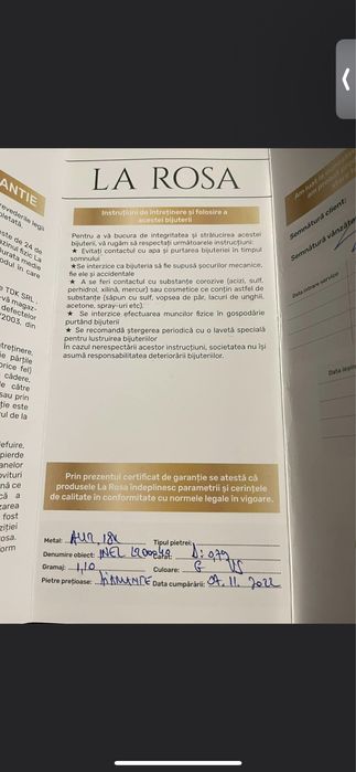 Inel Eternity Aur Alb cu Diamante