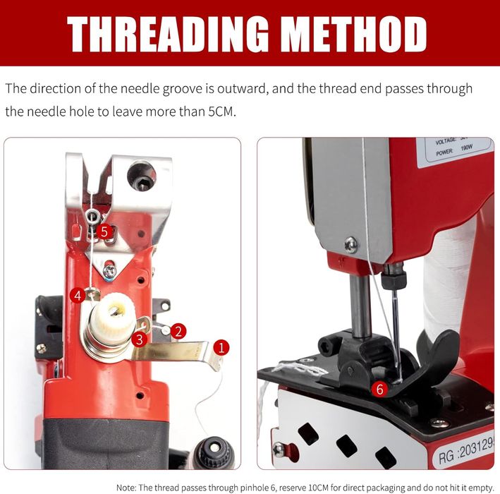 Qop tikadigan moshinka shunurli