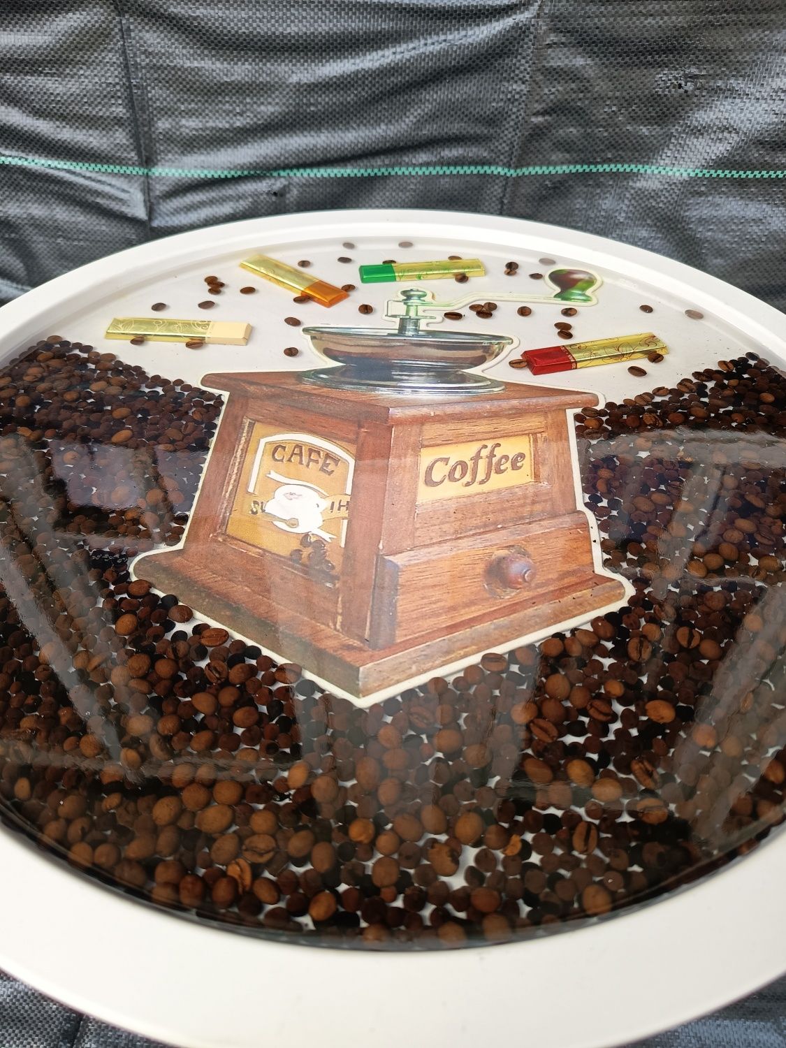 Măsuță cafea cu resina