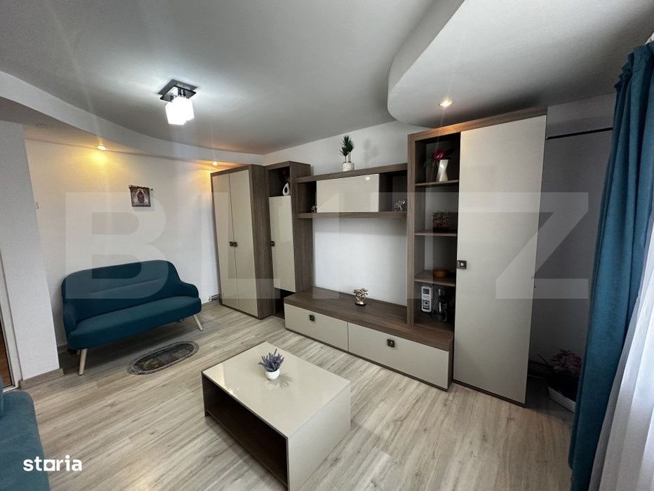 Garsoniera de inchiriat, 36 mp, zona Debarcader