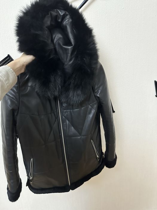 Продам авиатор дубленку натуральная кожа и мех