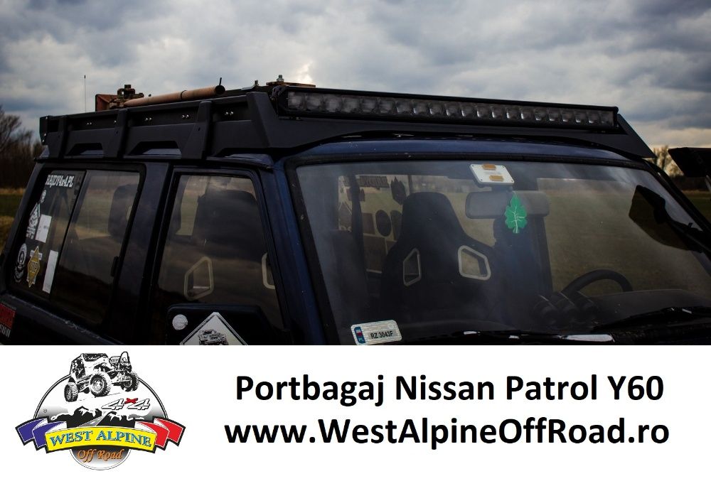 Portbagaj Nissan Patrol Y60 - SLIM Heavy Duty OFF ROAD - Lung / Scurt