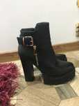 Botine piele natură