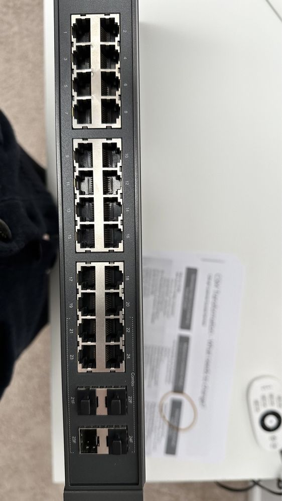 Switch TP-Link TL-SG2424P Gigabit PoE+ 24 port 4 sloturi SFP