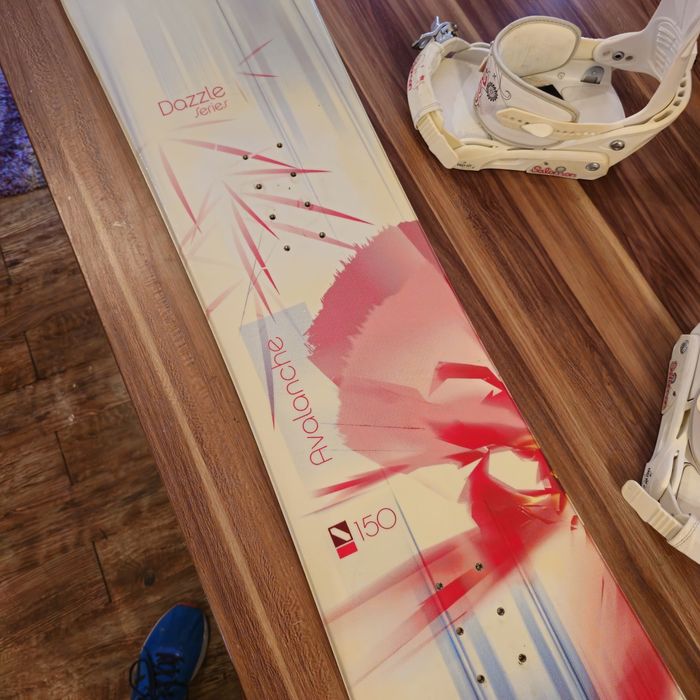 Placa Snowboard Avalanche Dazzle 150 cm cu legaturi Salomon M
