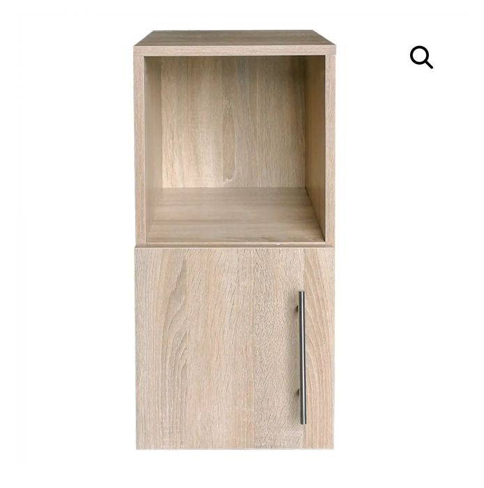 Нощно шкафче – височина 64 см – цвят кафяв орех, светъл дъб, сив дъб