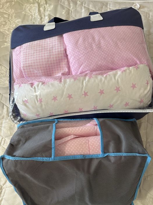 Новые комплекты детского постельного с бортиками