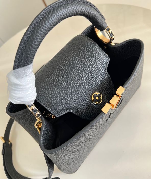 Geanta Louis Vuitton Capucines 27cm negru, Premium