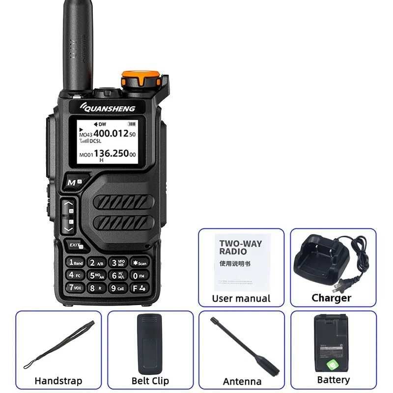 Радиостанция QUANSHENG UV-K5 5W 50-600MHz NOAA DTMF